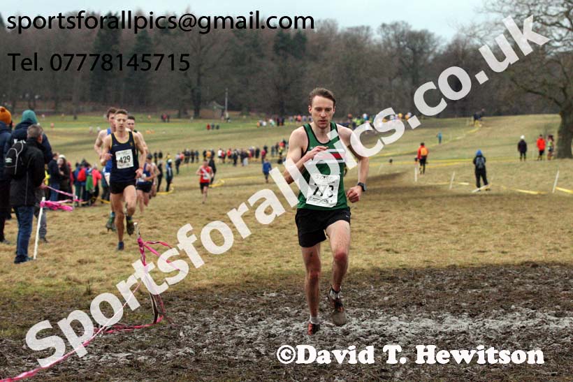 Senior men, 2018 Northern Cross Country Champs., Harewood House, Leeds. Photo: David T. Hewitson/Sports for All Pics